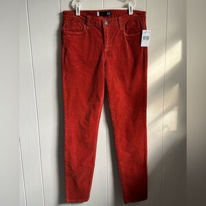 Kut from the Kloth Women's Dianna Sienna Red Skinny Jeans Sz 8